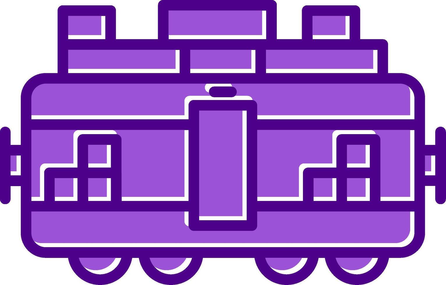 Train Cargo Vecto Icon vector