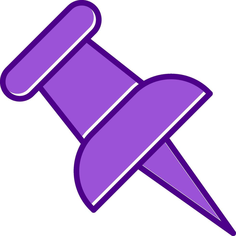 Push Pin Vecto Icon vector