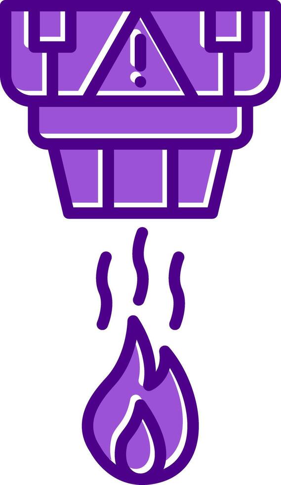 Smoke Detector Vecto Icon vector
