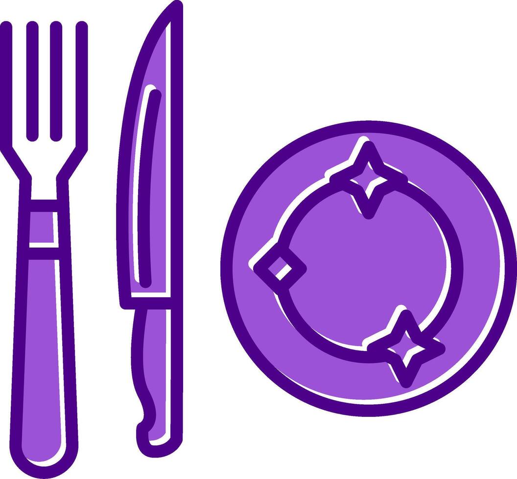 Dinning Vecto Icon vector