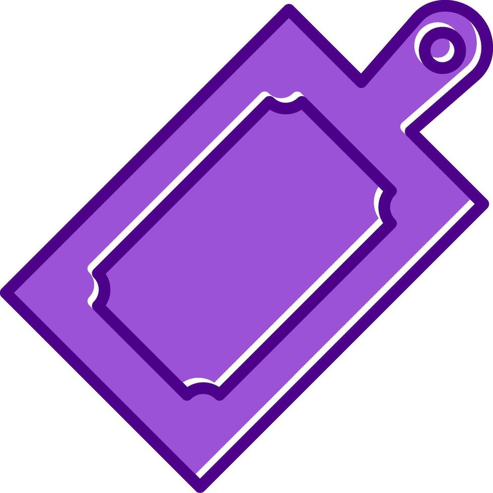 Chopping Board Vecto Icon vector