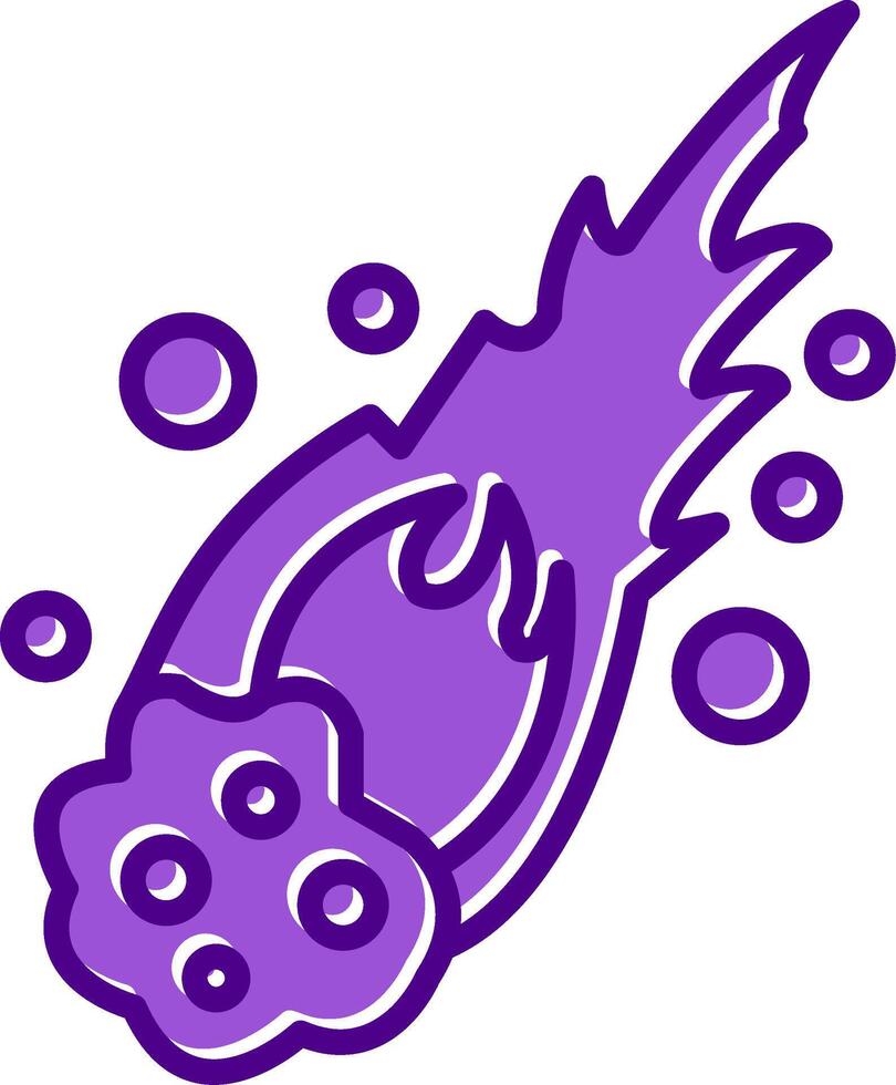 Meteor Vecto Icon vector