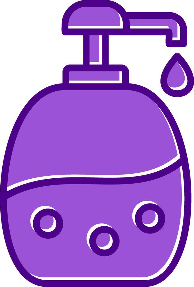 Baby Shampoo Vecto Icon vector