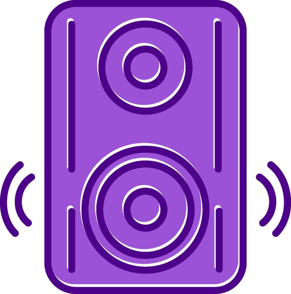 altavoz vecto icono vector