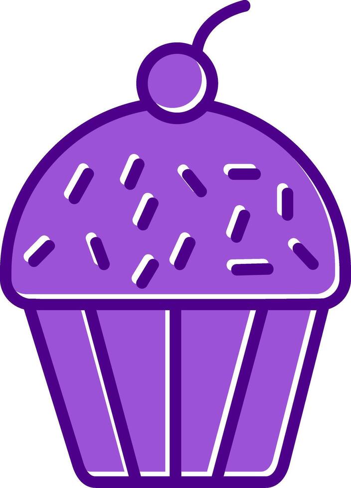 Cupcake Vecto Icon vector