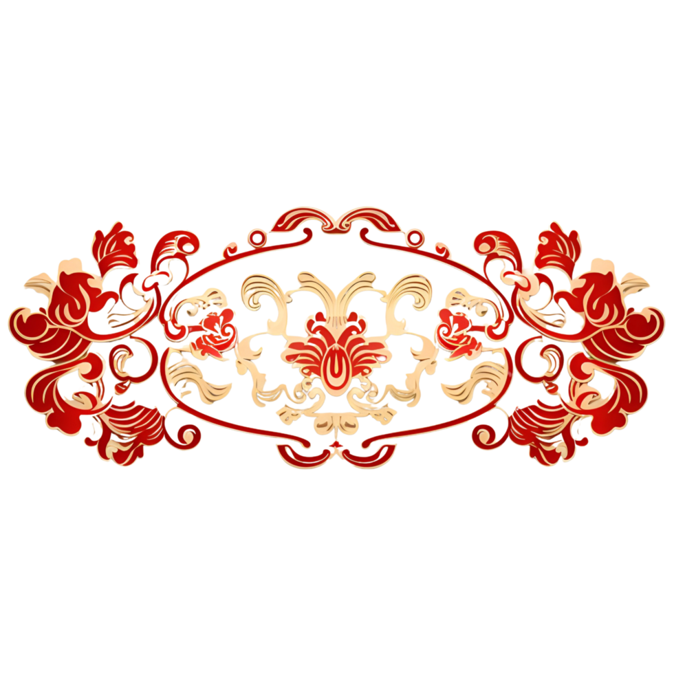 AI generated New year border  generative AI png