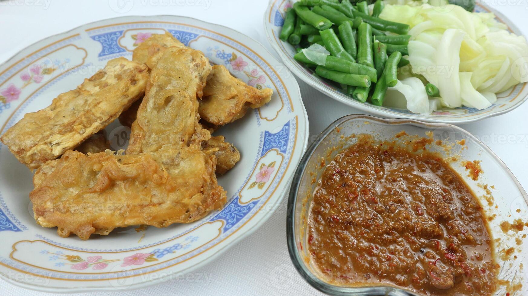 Pecel is a traditional Indonesian food photo