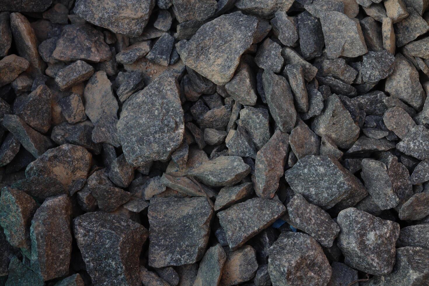 a pile of rocks is shown in this image photo