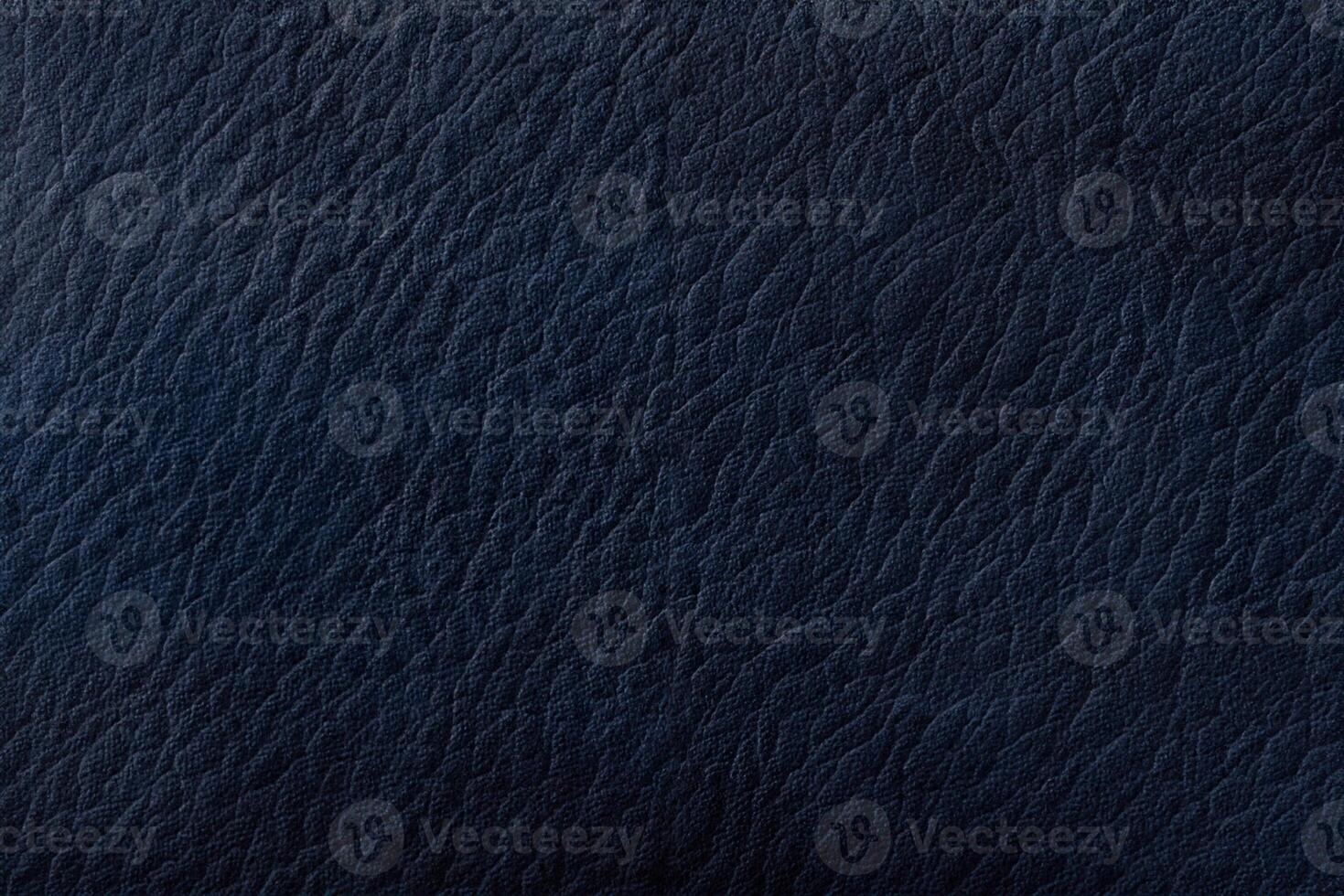 Dark blue leather texture. Elegant background photo