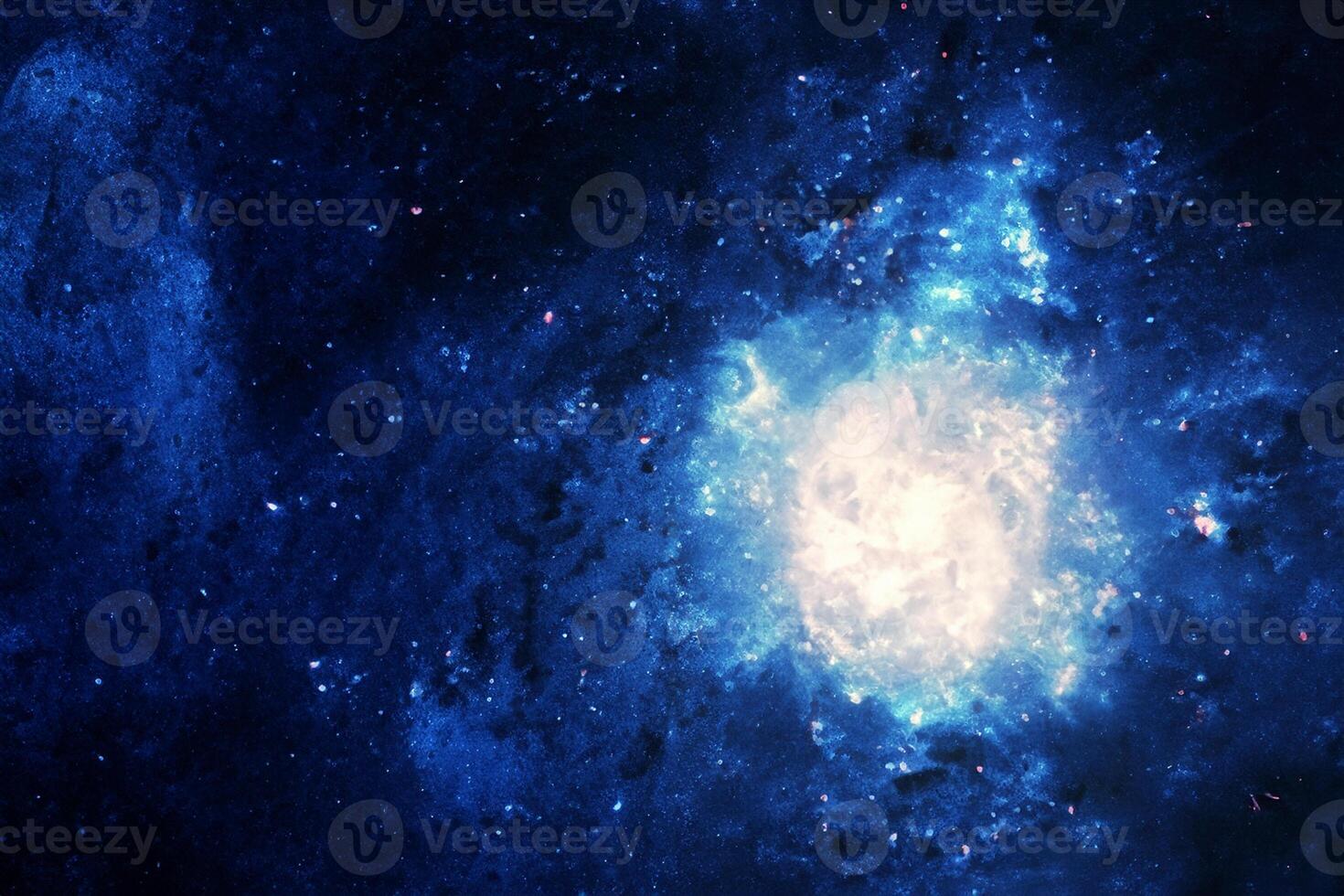 azul espiral galaxia. elementos de esta imagen amueblado por nasa foto