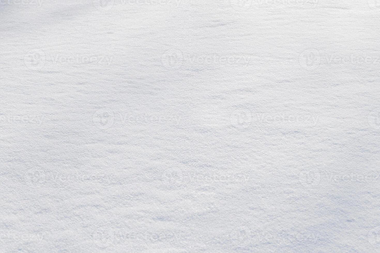 blanco limpiar brillante nieve antecedentes textura. Fresco nieve sin costura textura. Nevado superficie de cerca foto