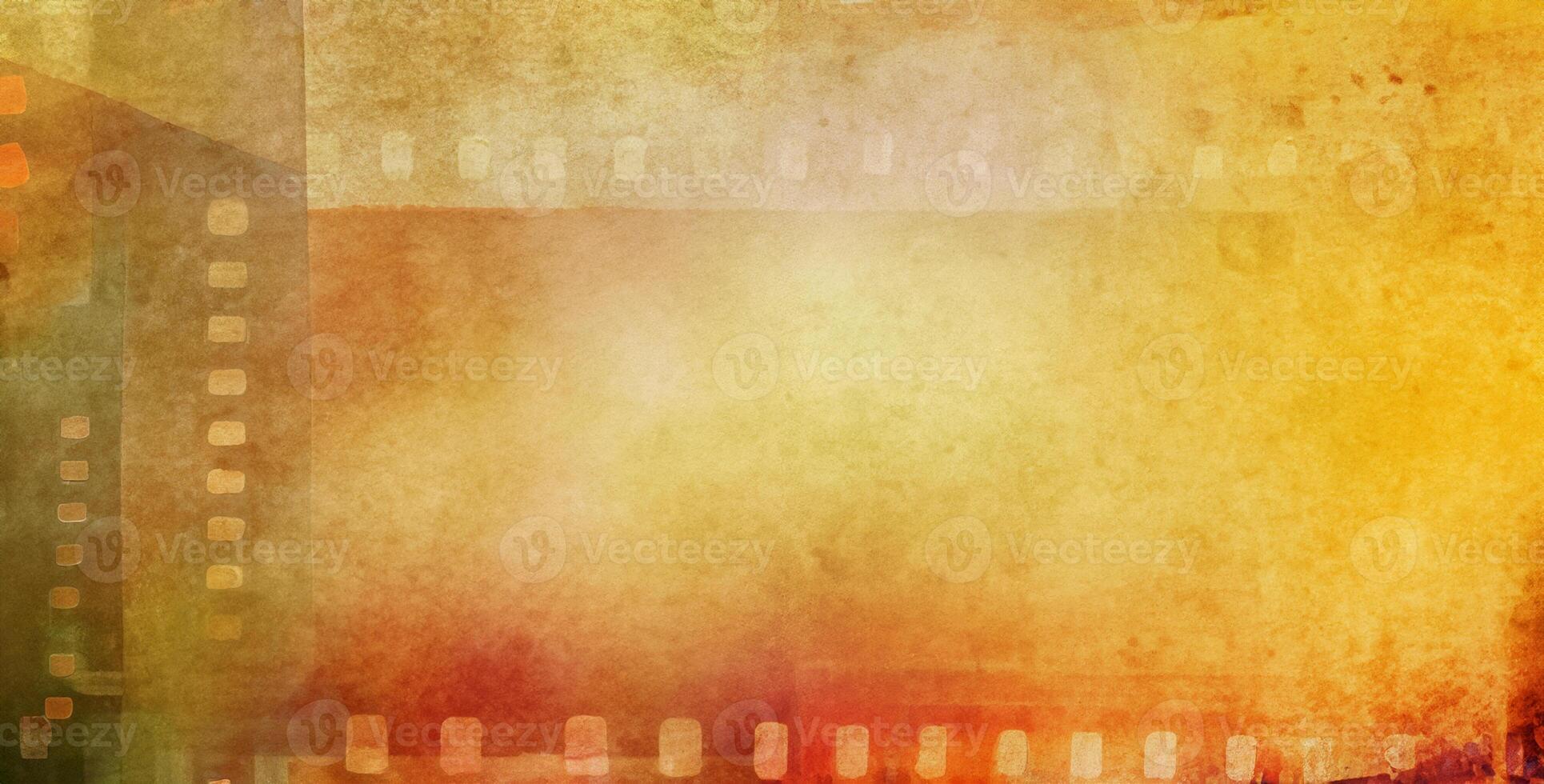 Colorful film strip frames movie background photo