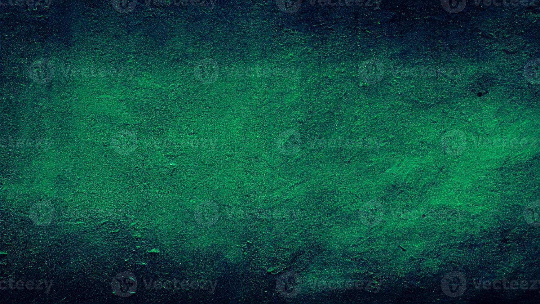 abstract grunge dark green texture background of wall concrete photo