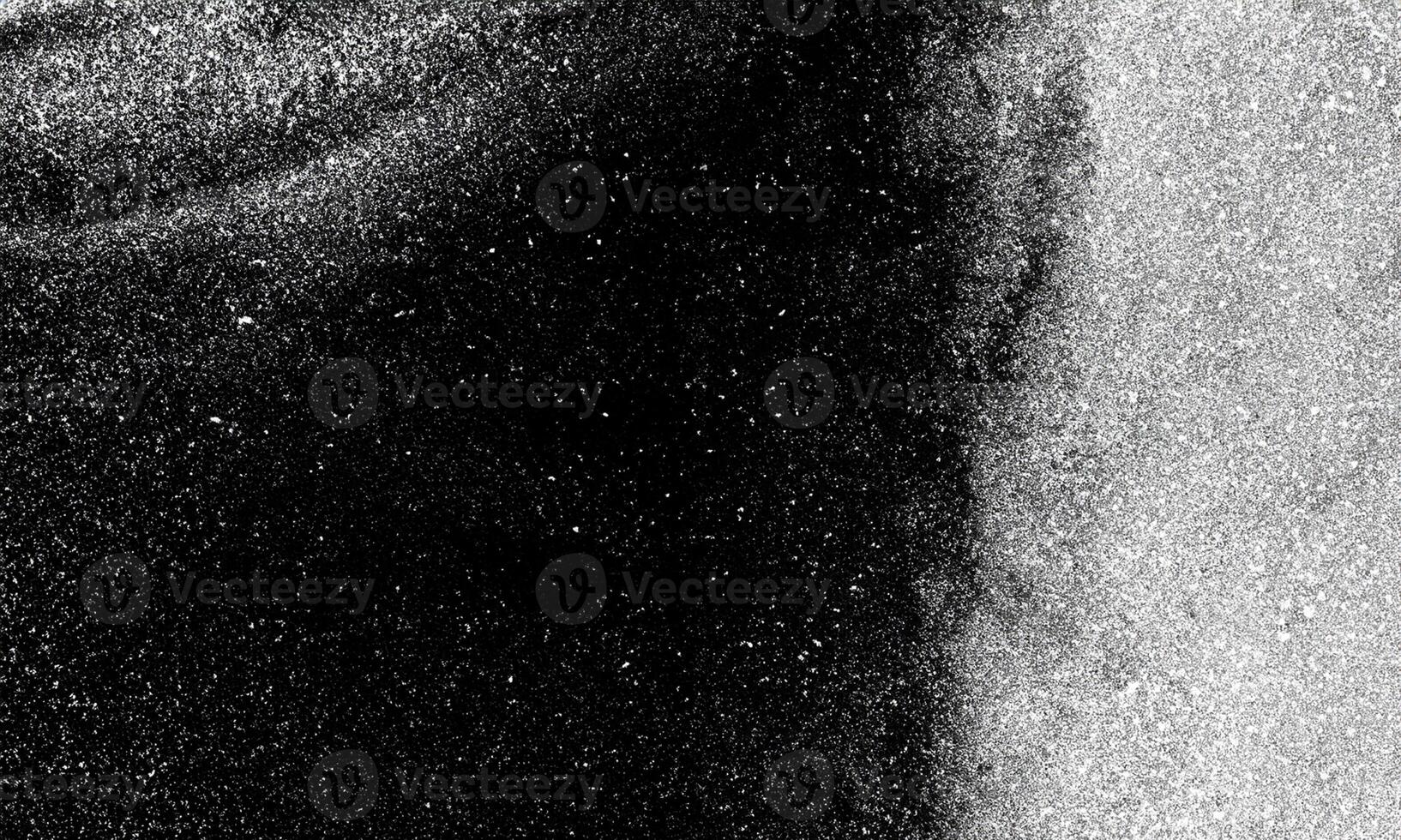 Dirt overlay screen effect use for grunge background and vintage style, Abstract dust particle and dust grain texture on black background. photo