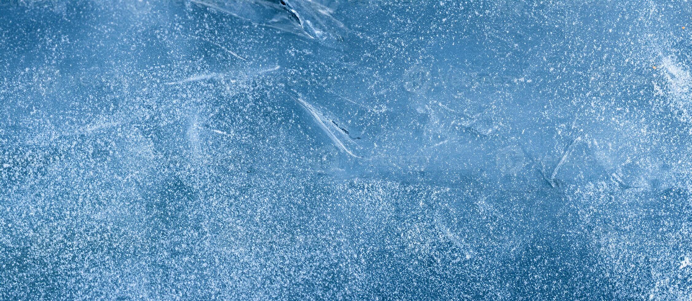 pieces of ice - texture close up in the macro detail photo