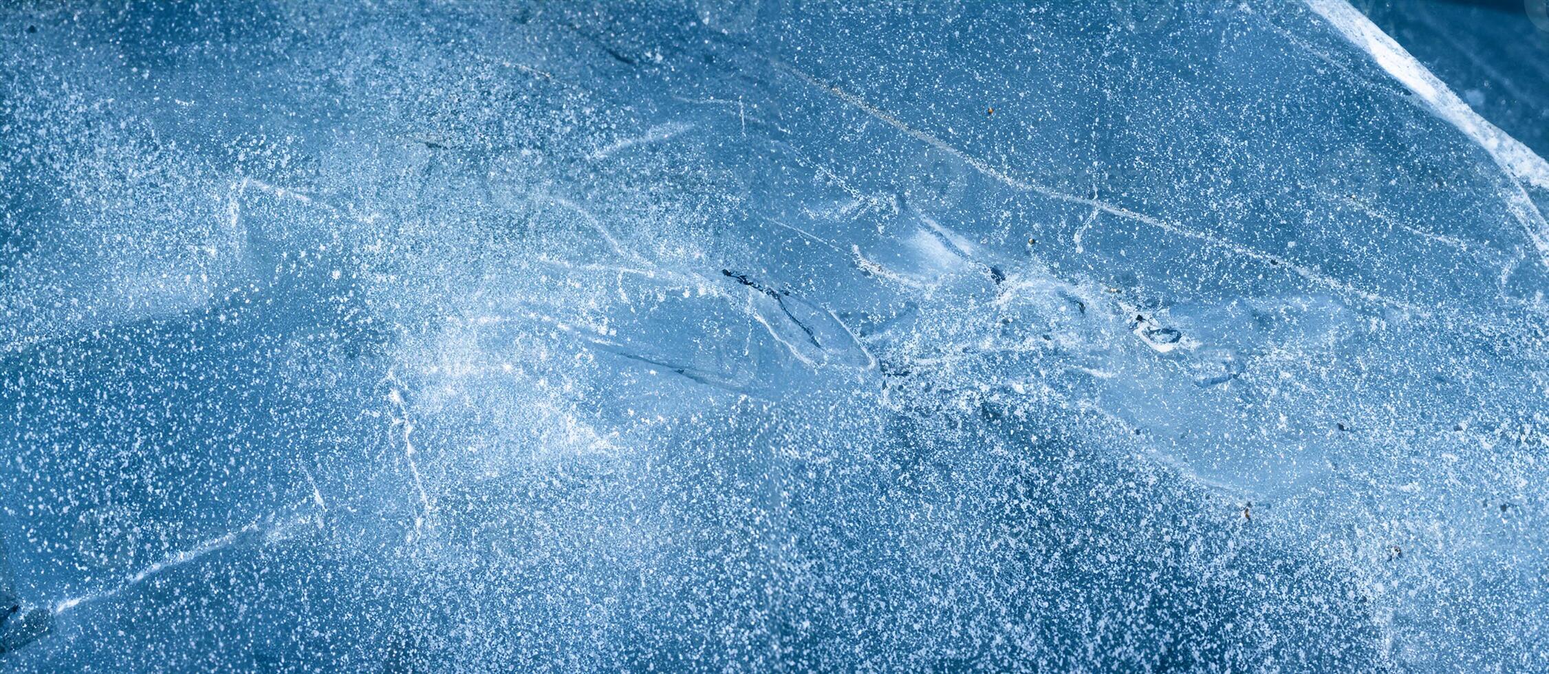 pieces of ice - texture close up in the macro detail photo