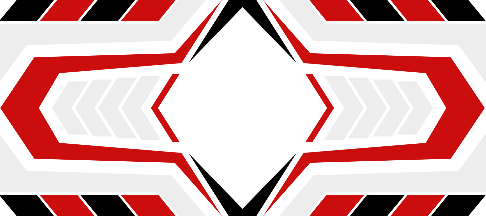 techno futuristic red black arrow design transparent background png