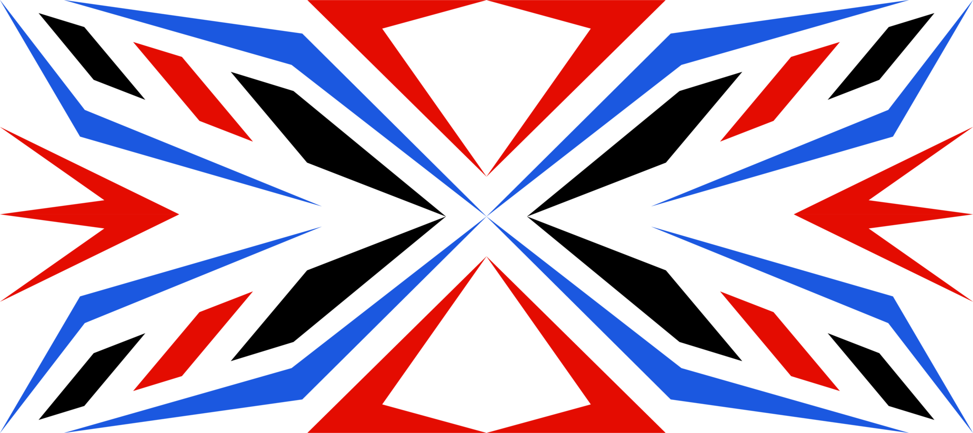 cyborg technology red blue geometric design transparent background png