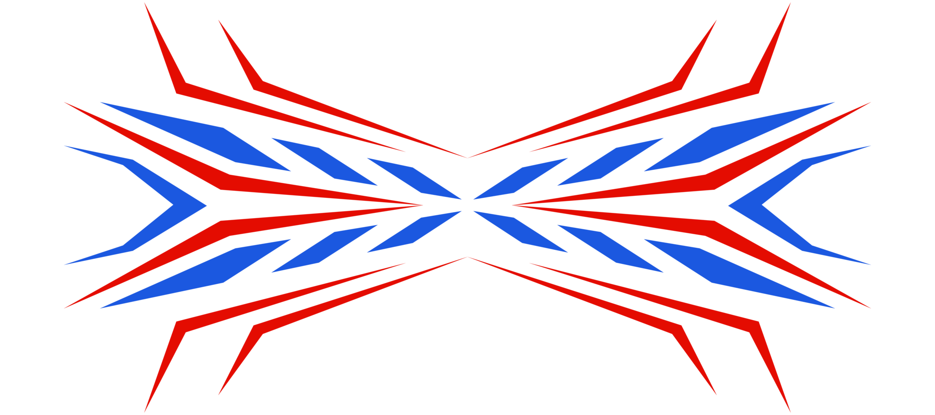 cyber technology red blue arrow geometric design transparent background png