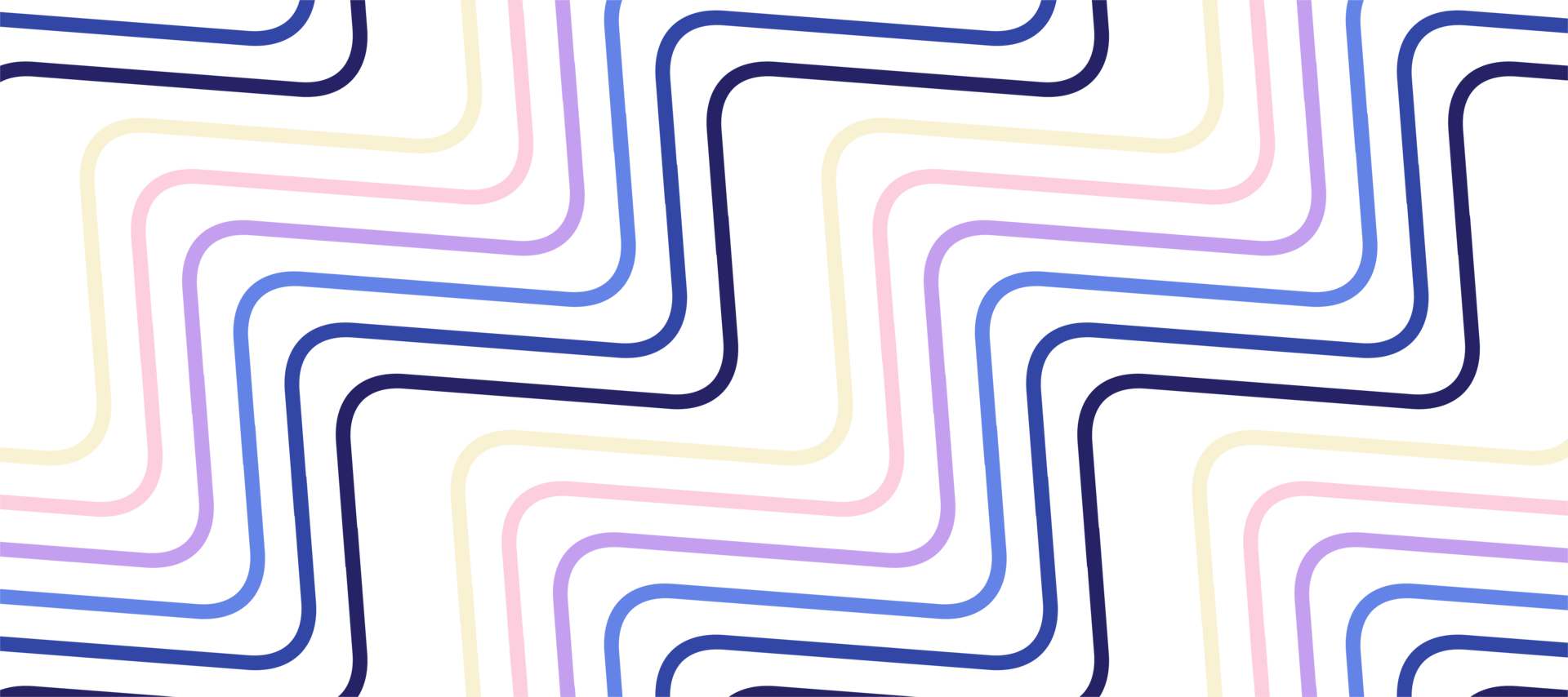 colorful swirl curve lines flowing striped design transparent background png