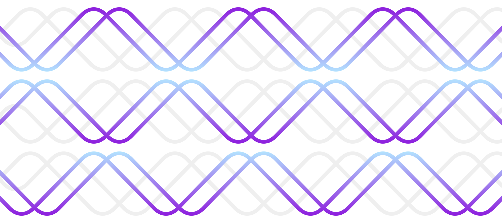 violet waves outline gradient decorative design transparent png
