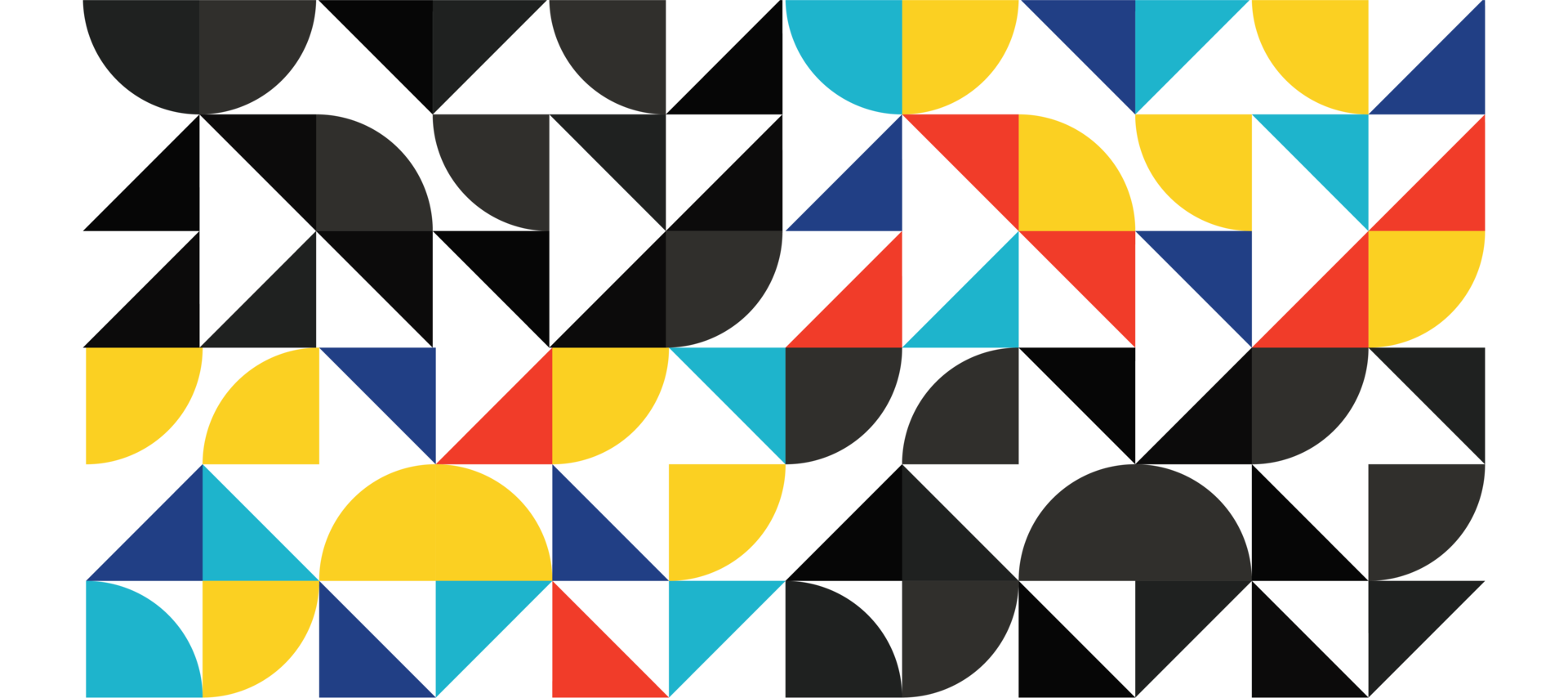 colorful mosaic geometric design banner backdrop transparent png