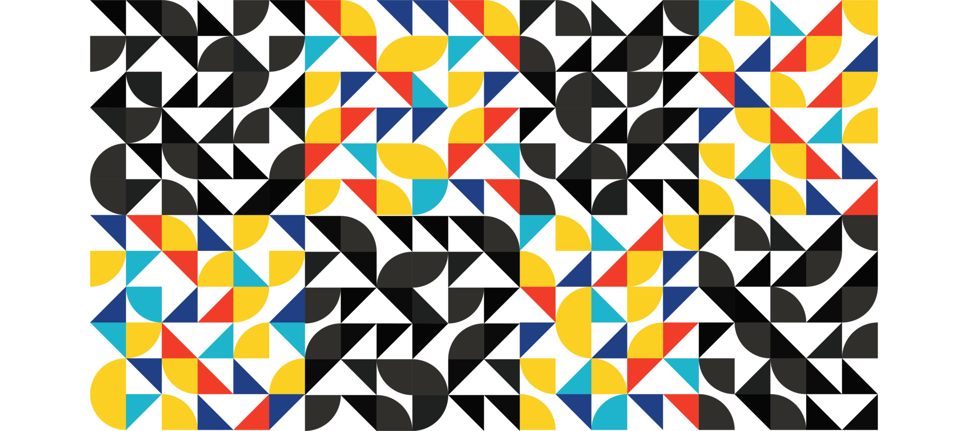 colorful mosaic with black banner design transparent png