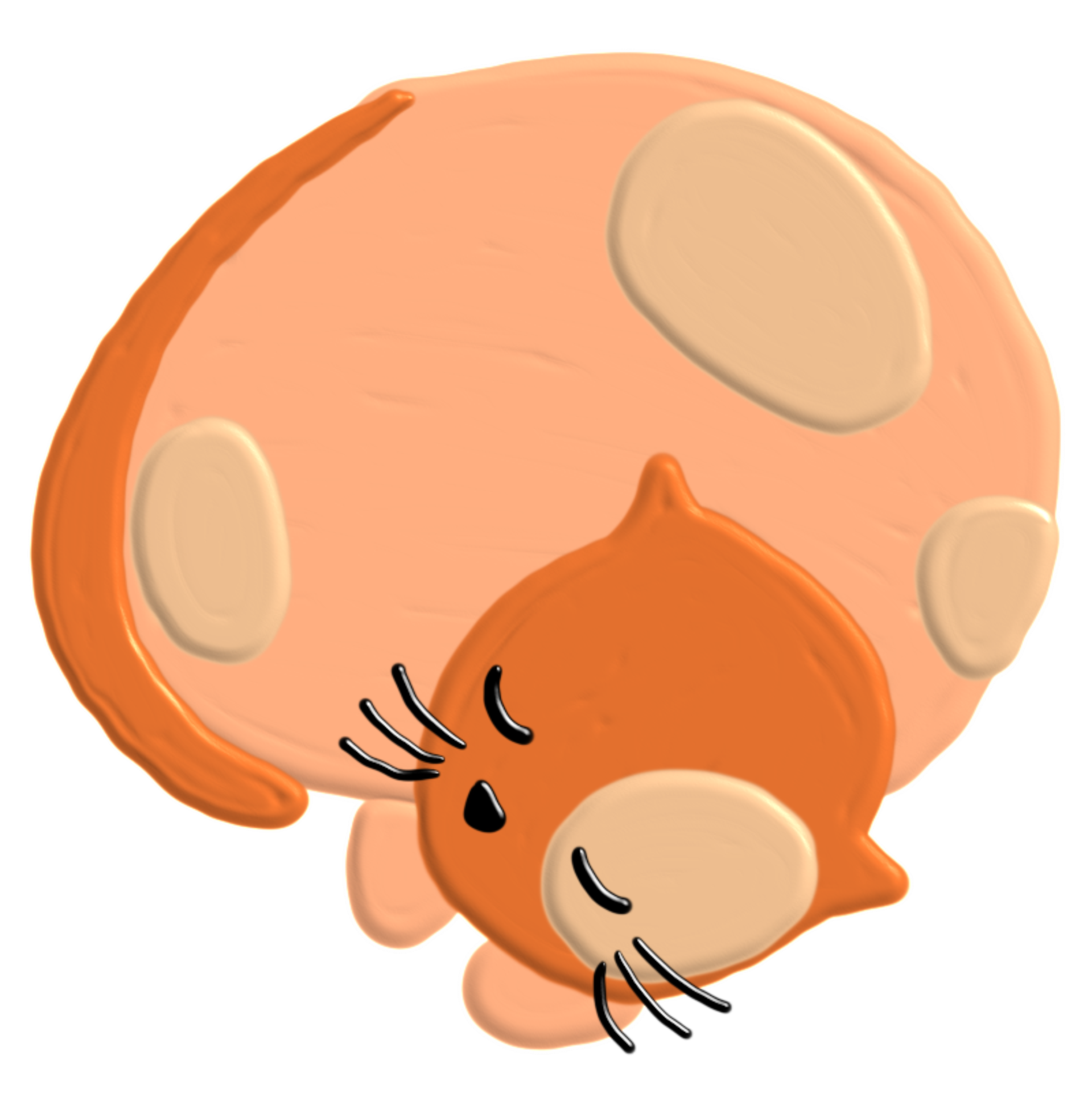 Cute Cat With Acrylic Paint 38080572 PNG cute-cat-with-acrylic-paint-38080572-png