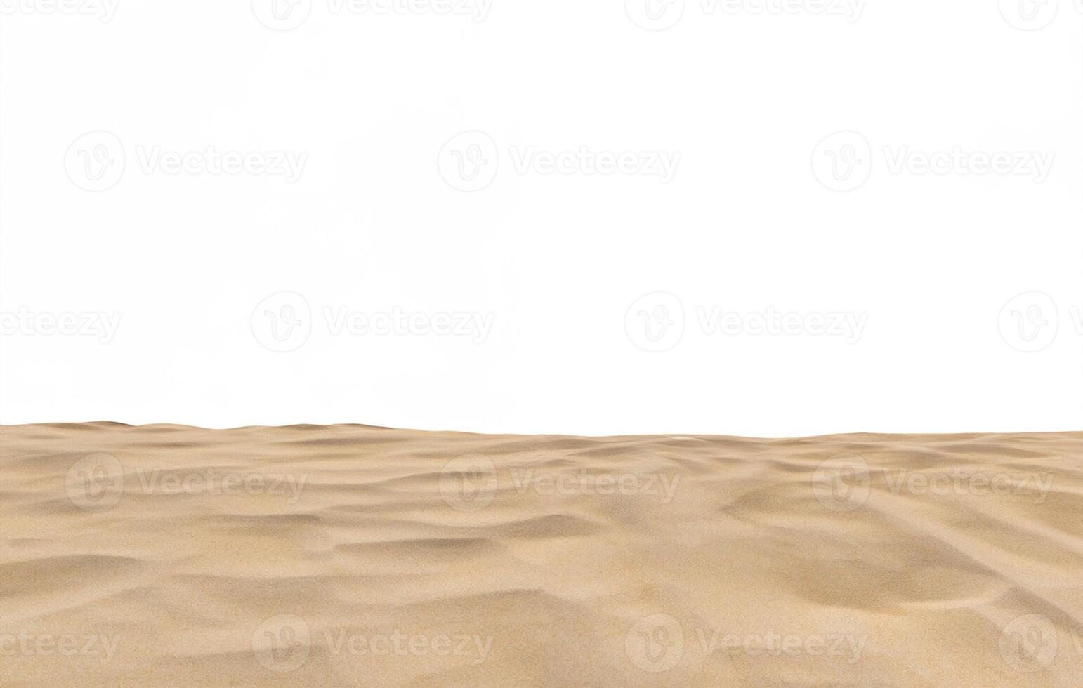 Beach sand texture Di-cut, On white background photo