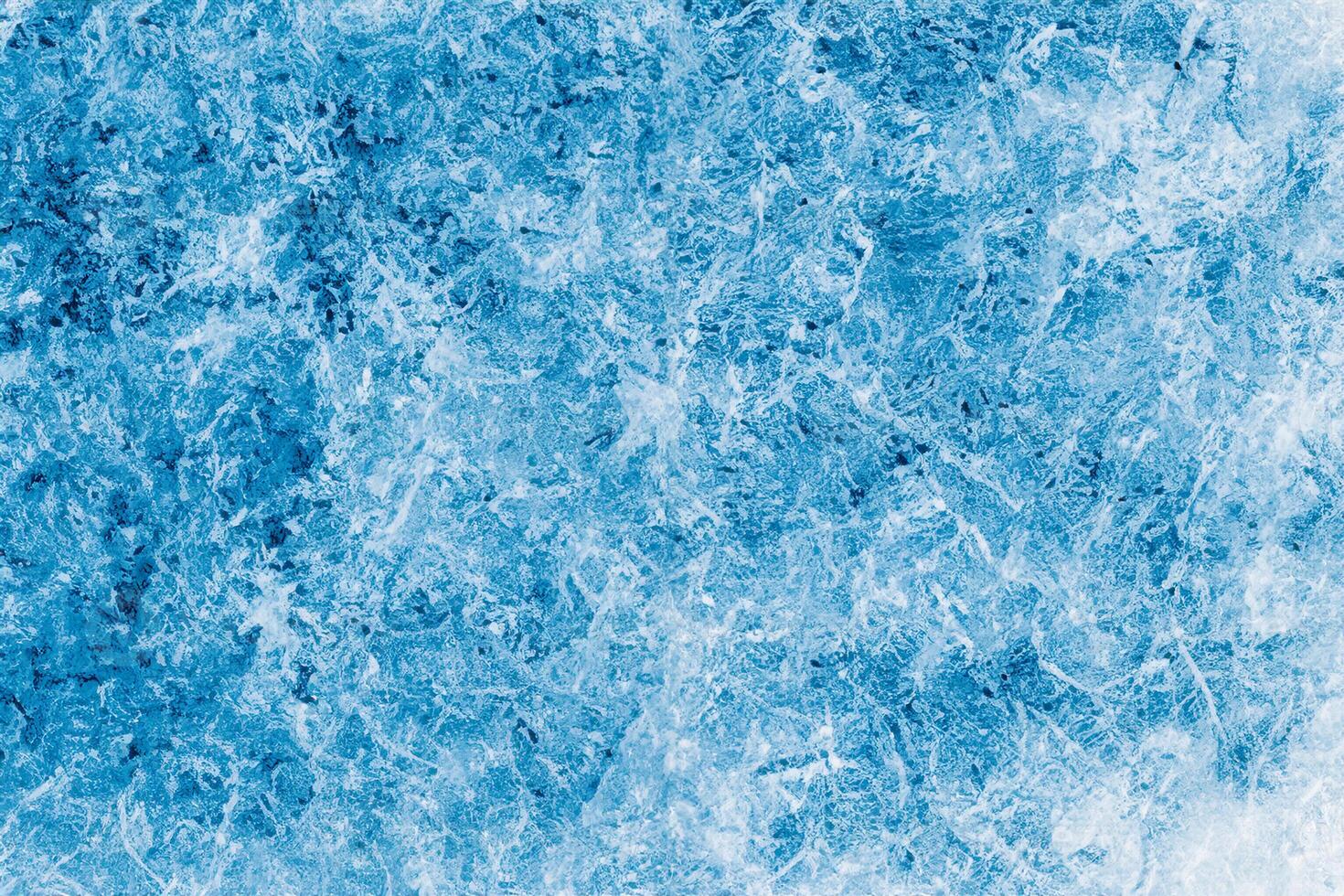 Abstract ice frost natural background with hoarfrost crystals. photo