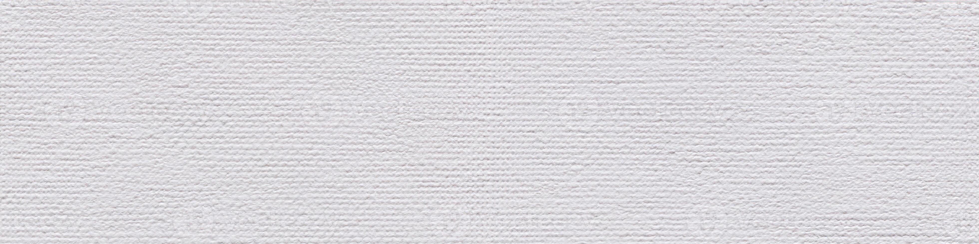 Classic white acrylic canvas background as part of your creative work. Seamless panoramic texture. photo