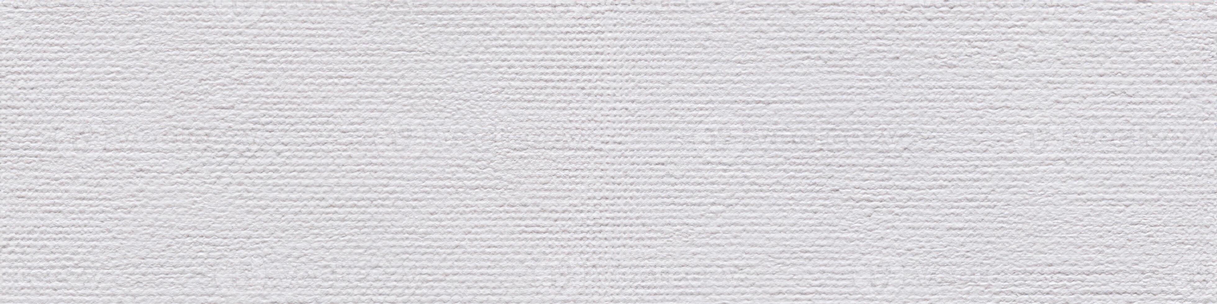 Classic white acrylic canvas background as part of your creative work. Seamless panoramic texture. photo