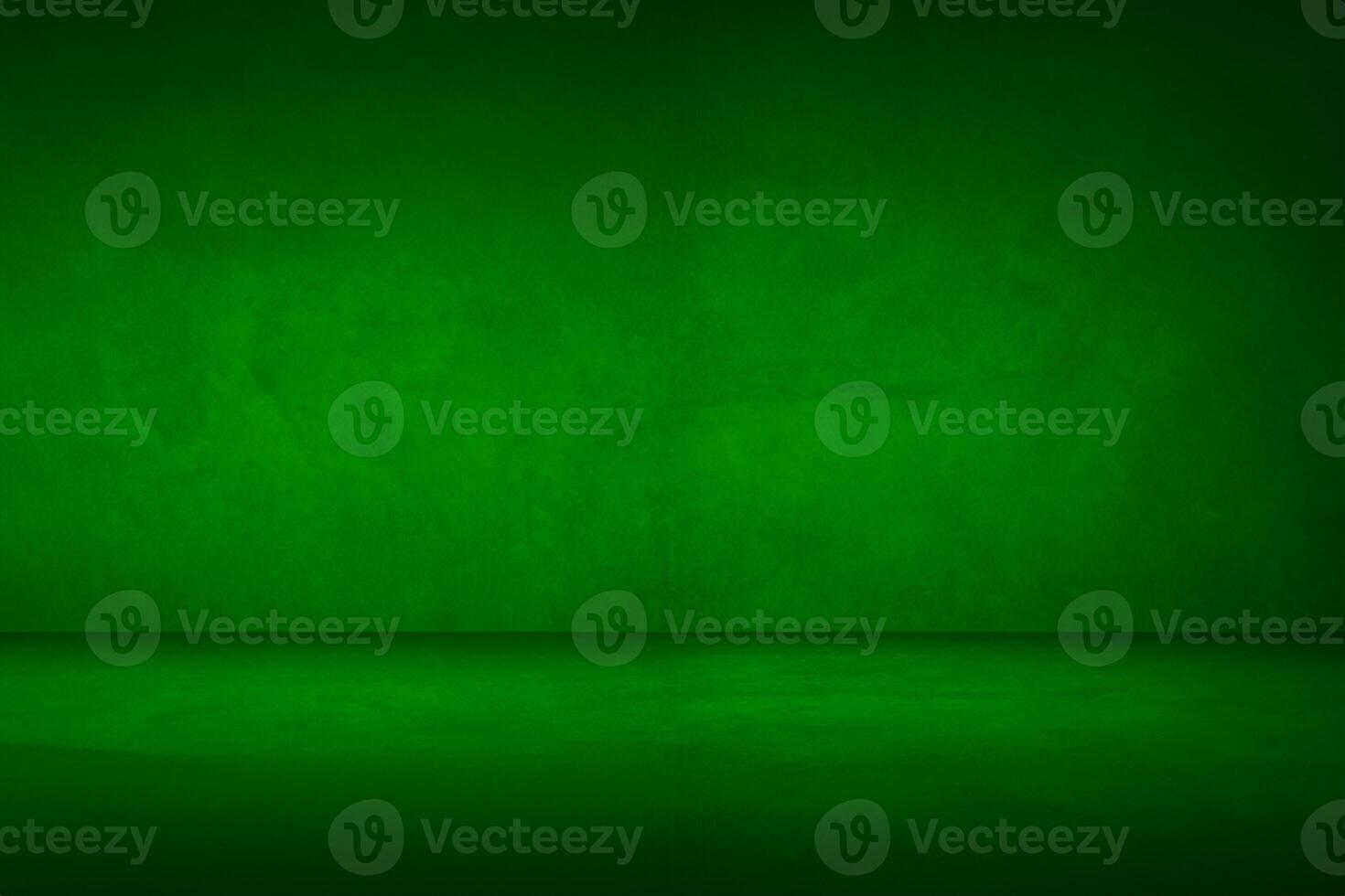 green and dark gradient studio and interior background to present product photo