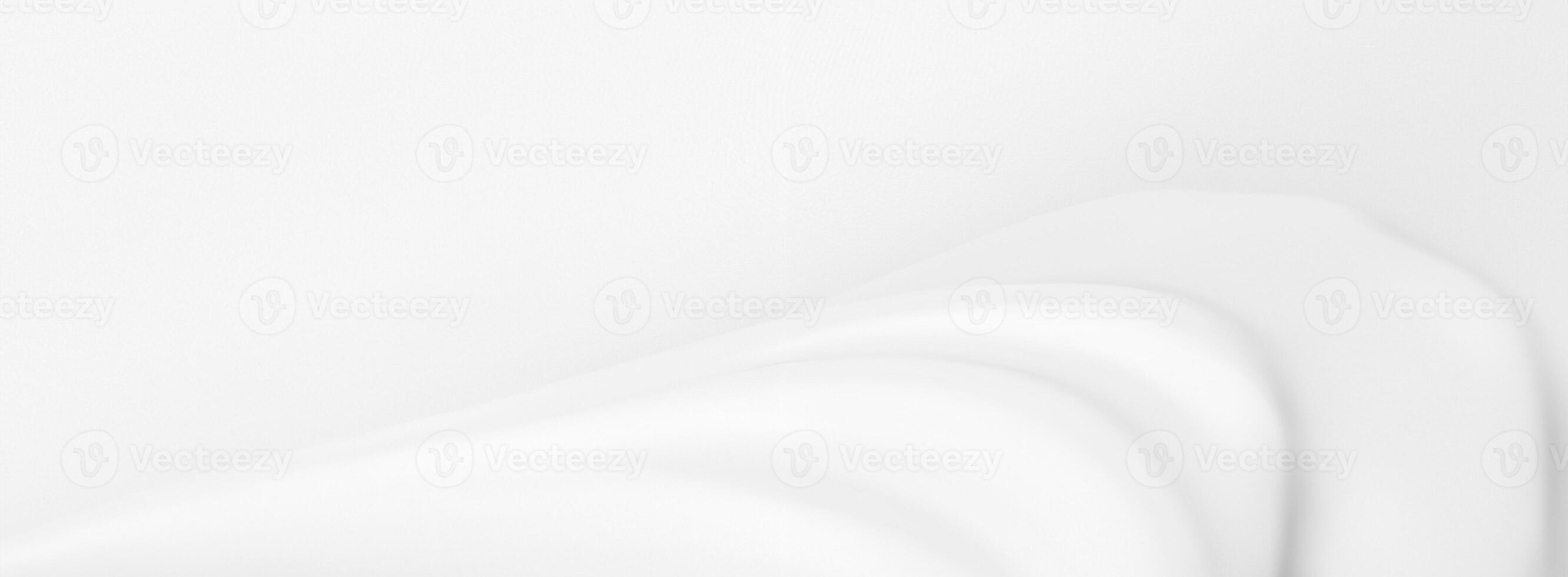 White gray satin texture that is white silver fabric silk panorama background with beautiful soft blur pattern natural. photo