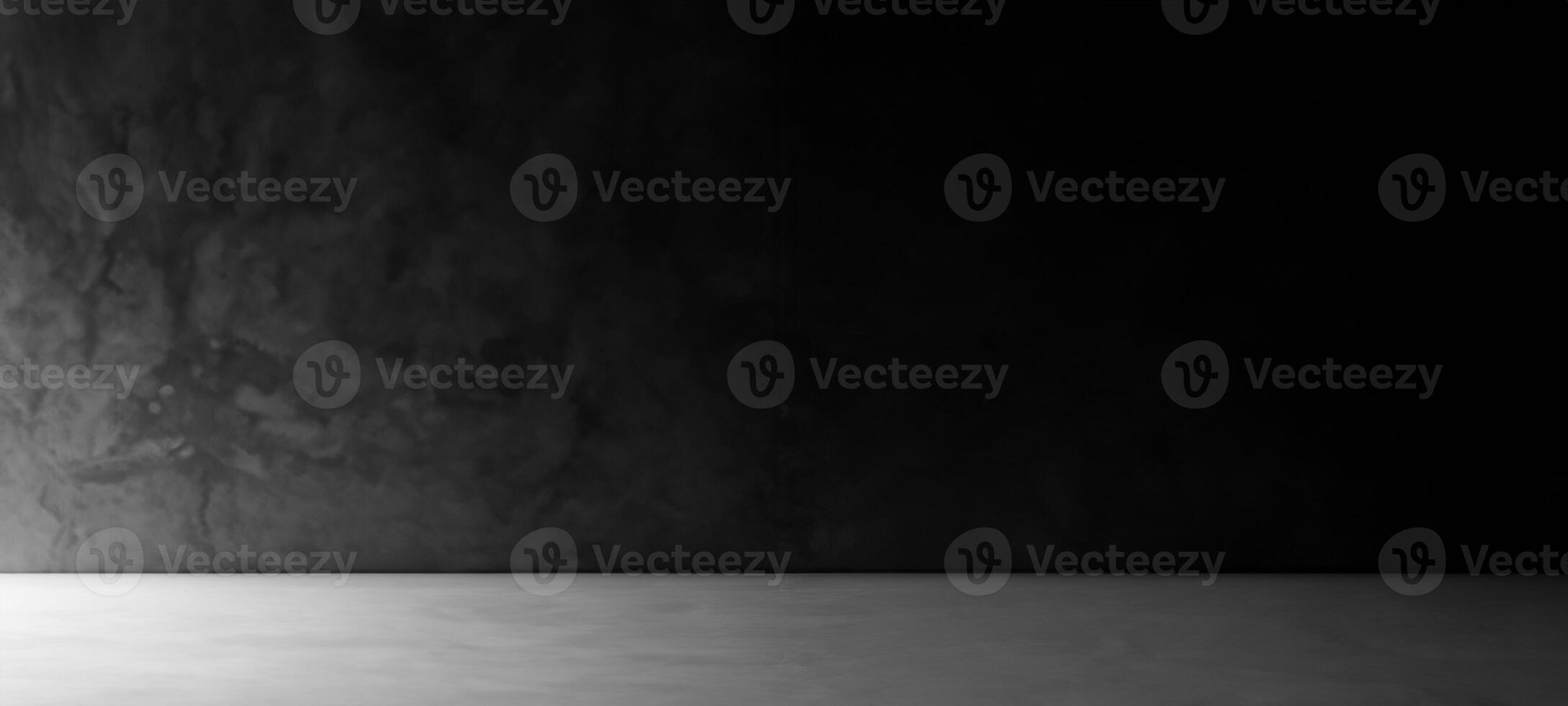 White marble flooring and gray cement wall texture for studio gradient room used for background and display your products. photo