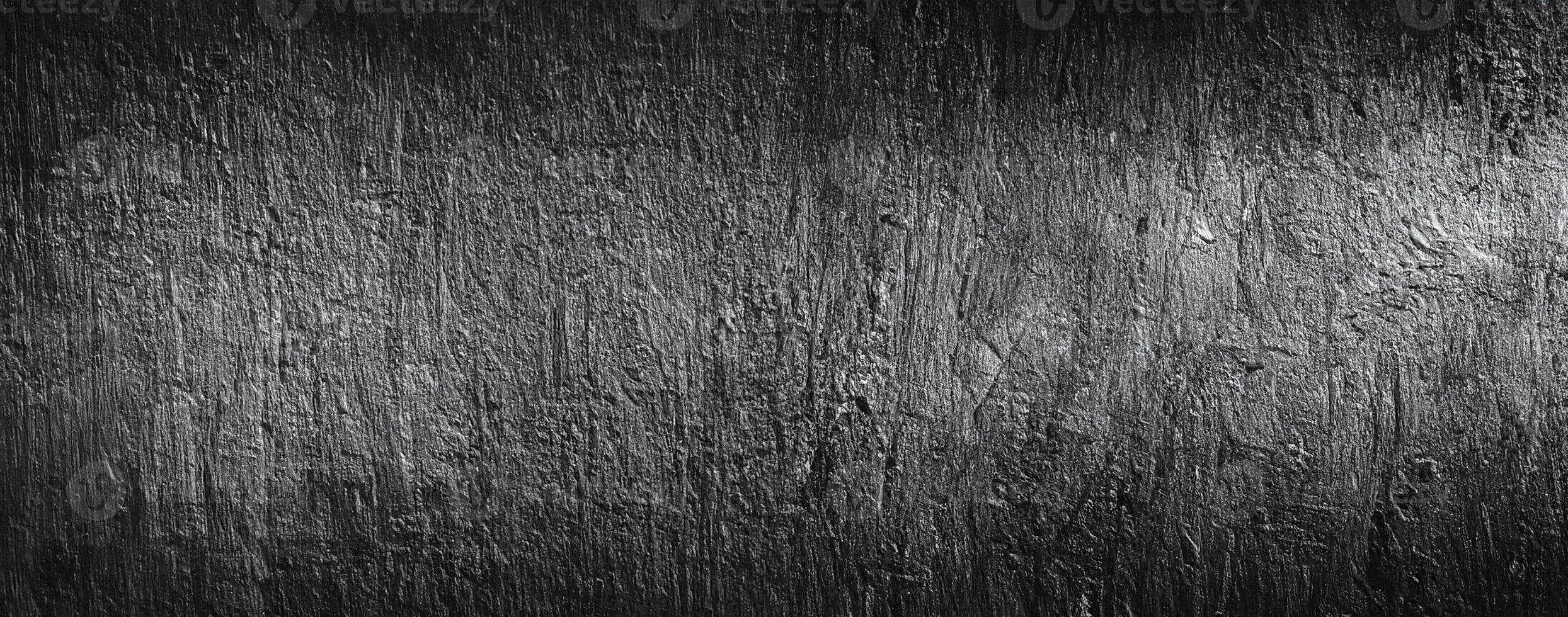 dark black abstract cement concrete wall texture background photo