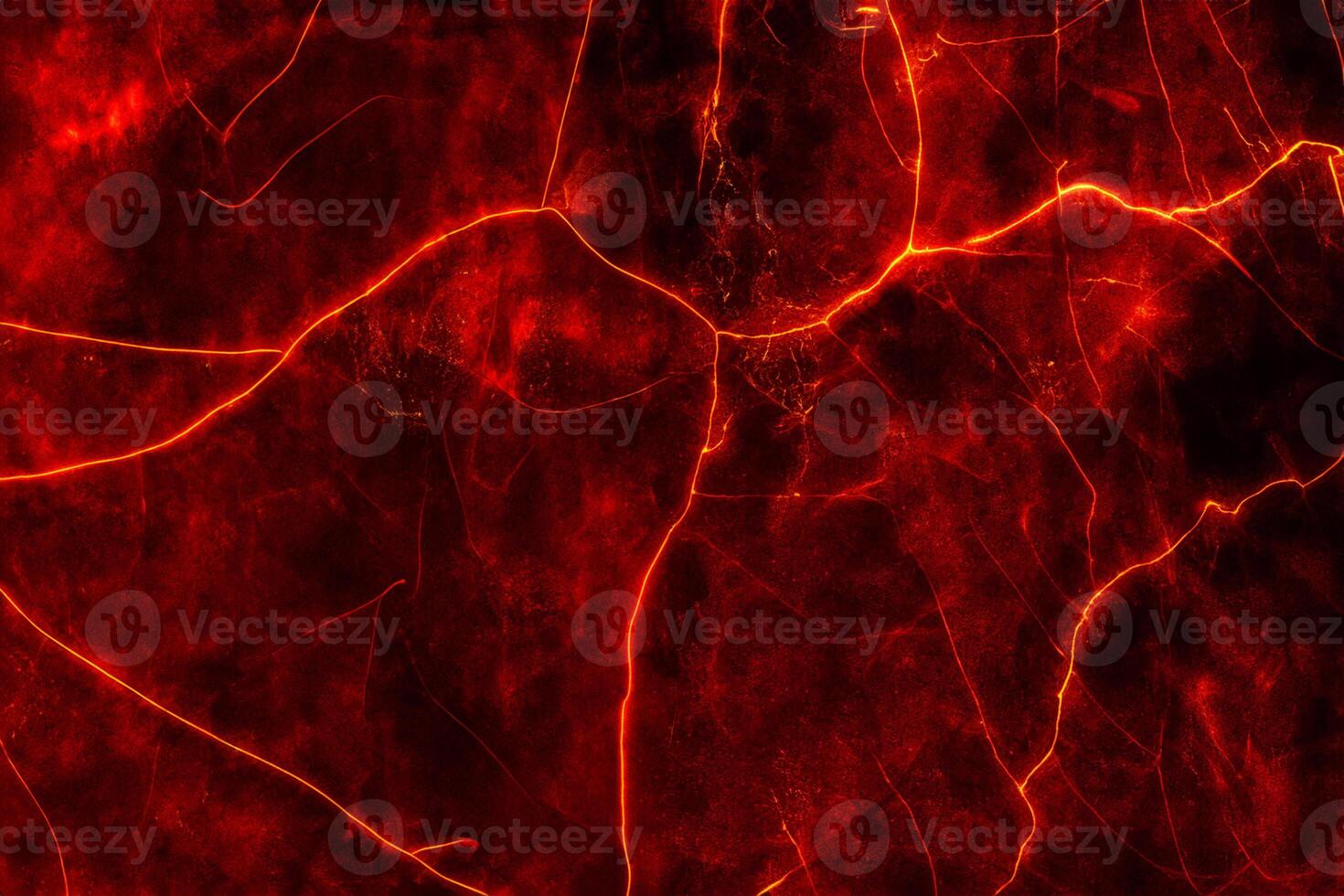calor rojo agrietado suelo textura después erupción volcán foto