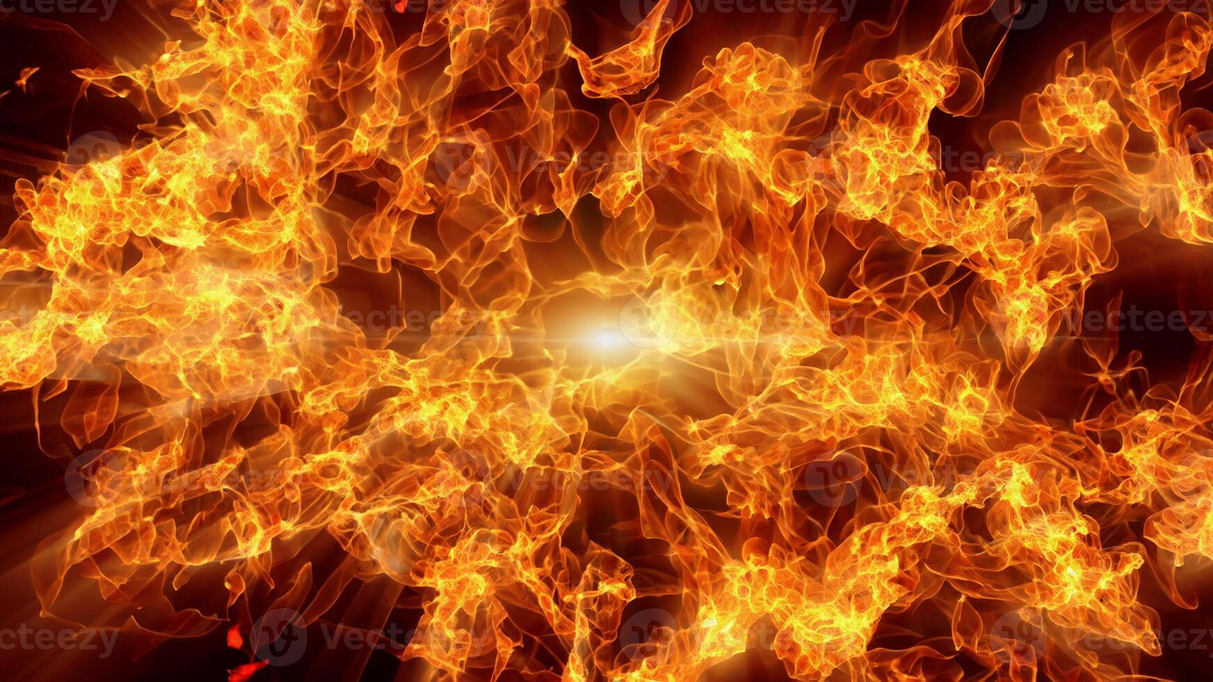 Abstract blaze fire flame texture background. Light ray beam. photo