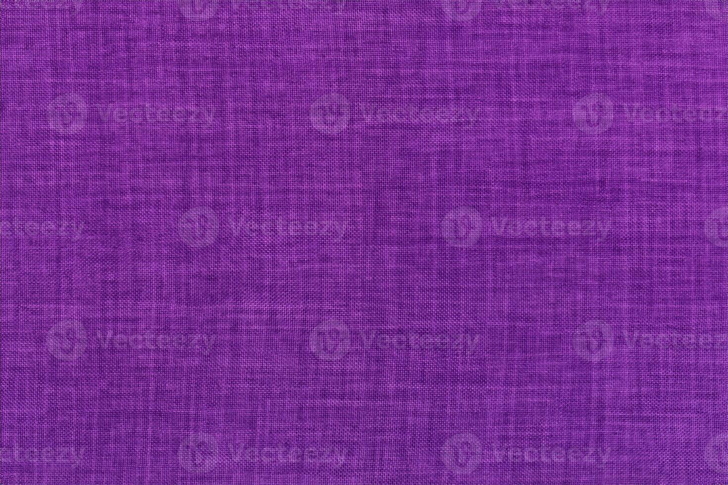 Dark purple linen fabric cloth texture background, seamless pattern of natural textile. photo