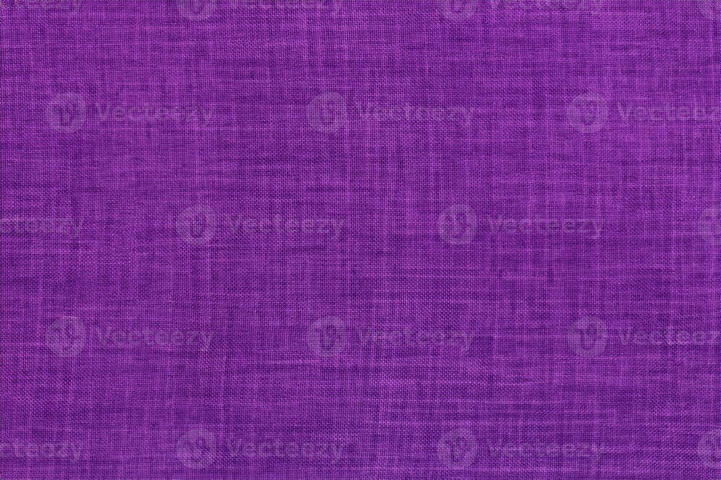 Dark purple linen fabric cloth texture background, seamless pattern of natural textile. photo