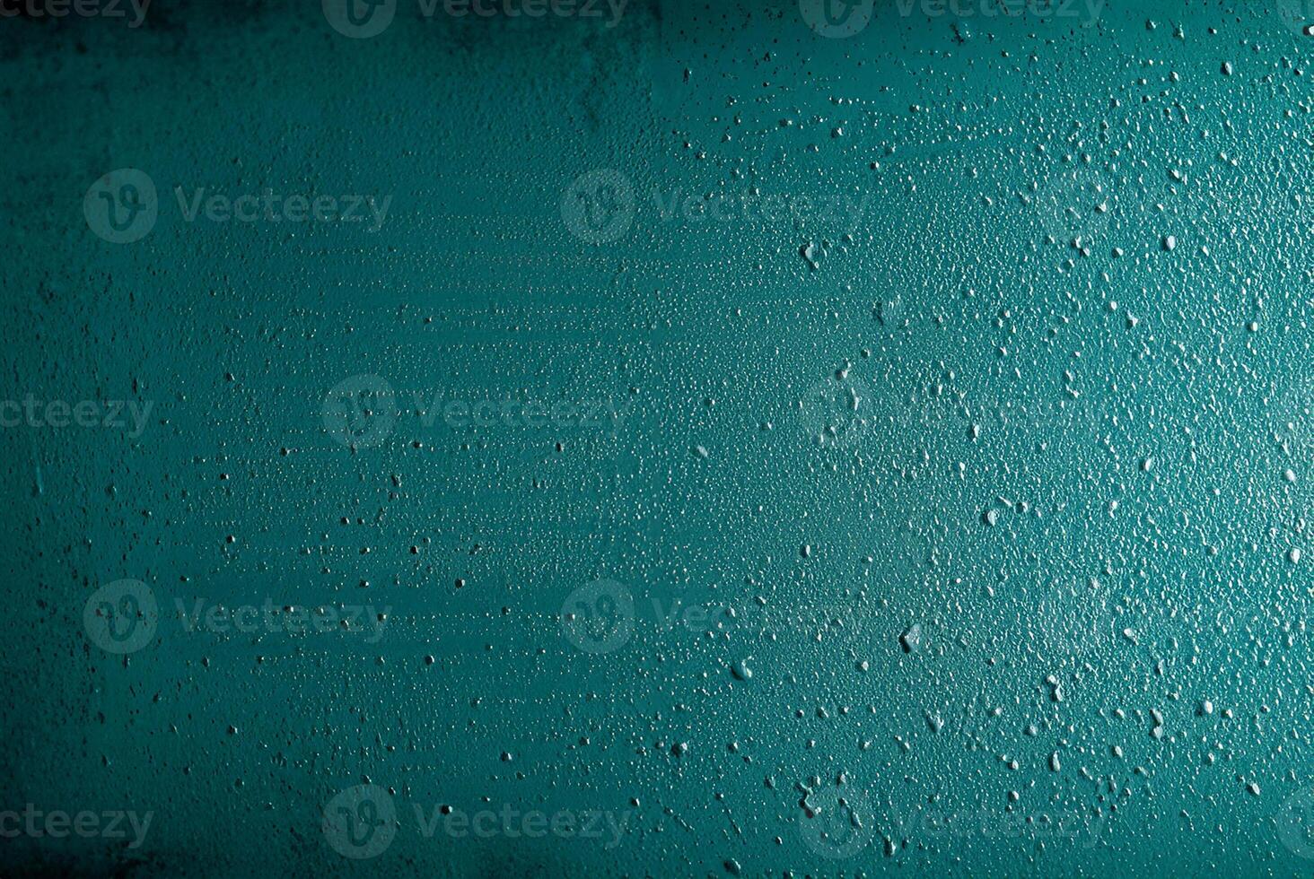 Abstract turquoise background with microscopic air bubbles. Bubbles background in aqua blue. photo