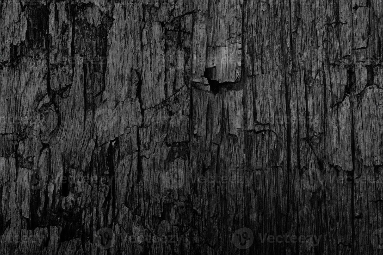 Black wooden texture background blank for design photo