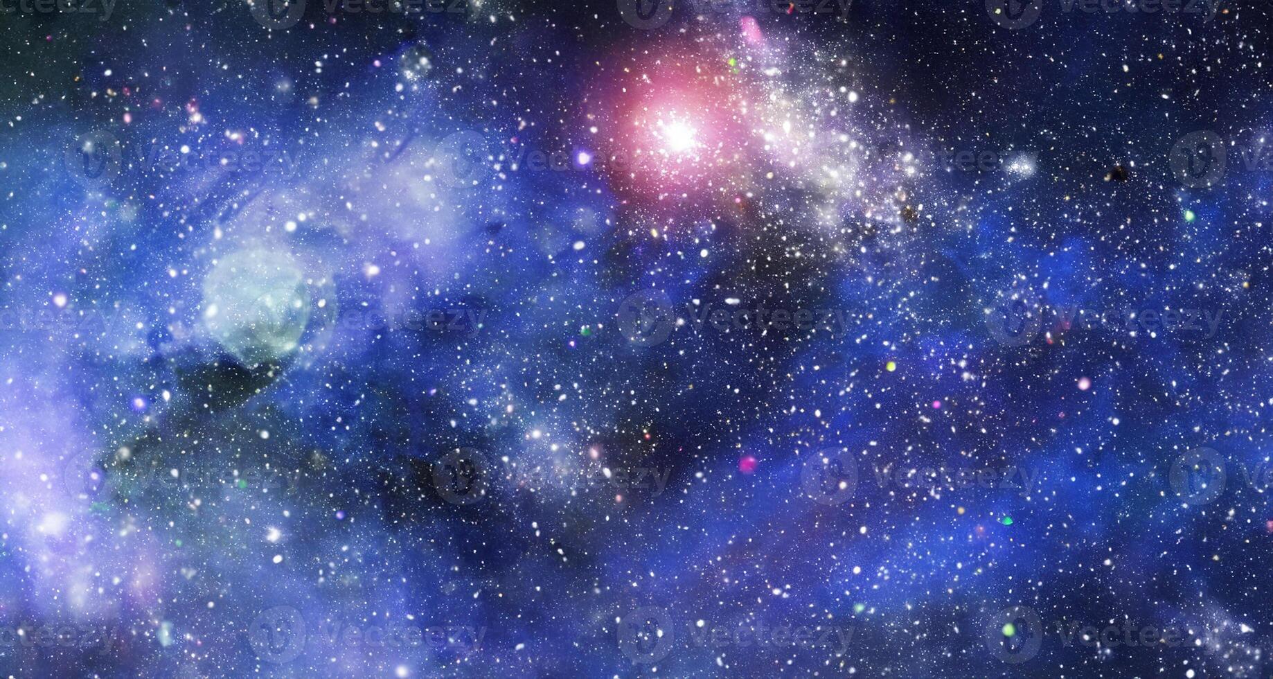 Bright Star Nebula. Distant galaxy. Abstract image. Elements of this image furnished by NASA. photo