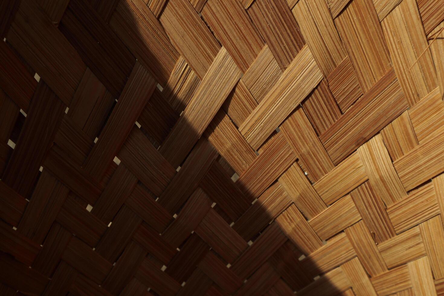 bamboo woven background photo