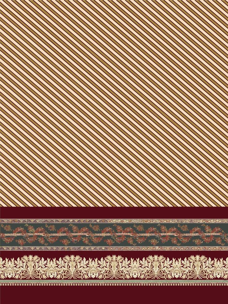 Textile Digital Design Fabric Print Wallpaper Stock vector