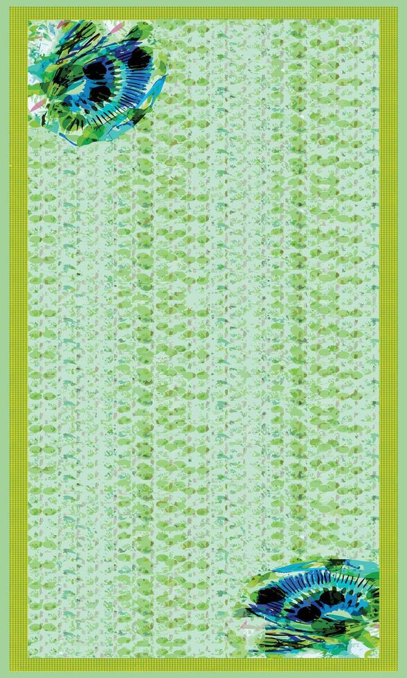 Textile Digital Design Fabric Print Wallpaper Stock vector