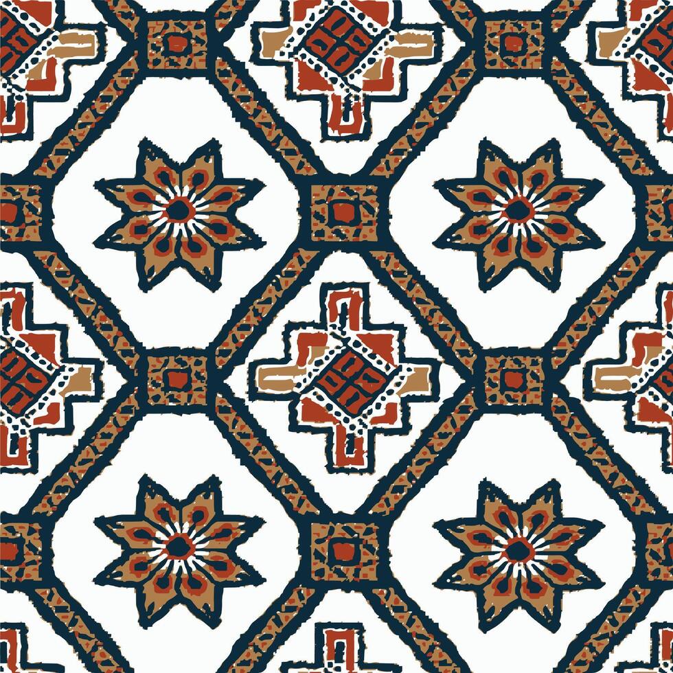 Textile Digital Design Fabric Print Wallpaper Stock vector