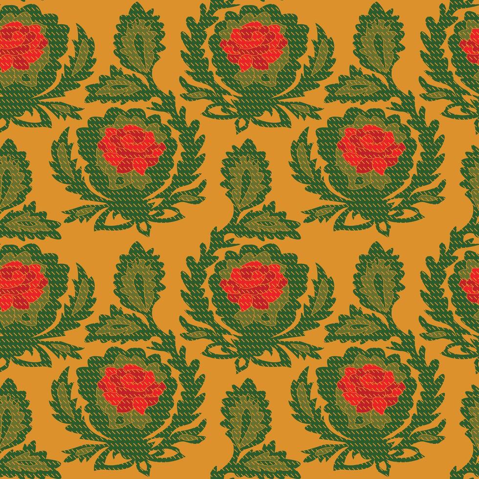 Textile Digital Design Fabric Print Wallpaper Stock vector