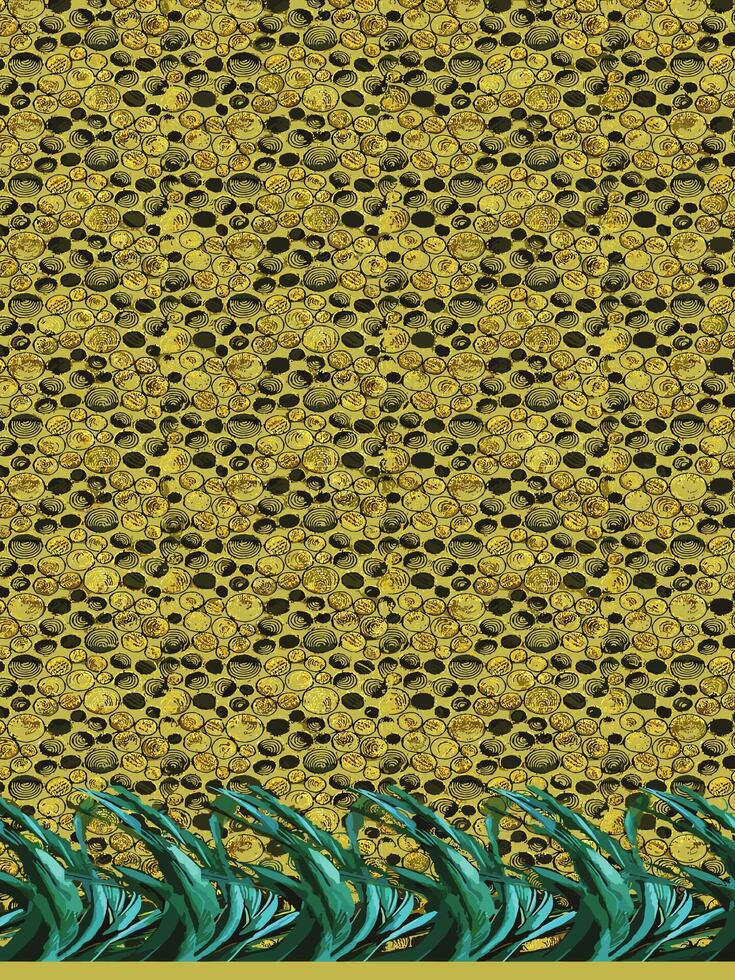 Textile Digital Design Fabric Print Wallpaper Stock vector