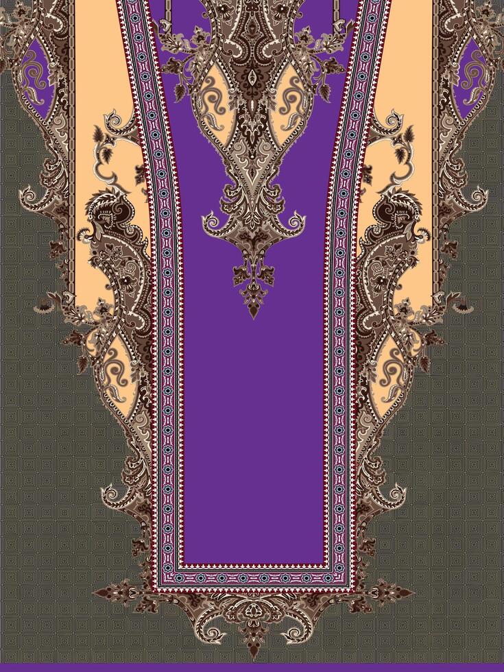 Textile Digital Design Fabric Print Wallpaper Stock vector